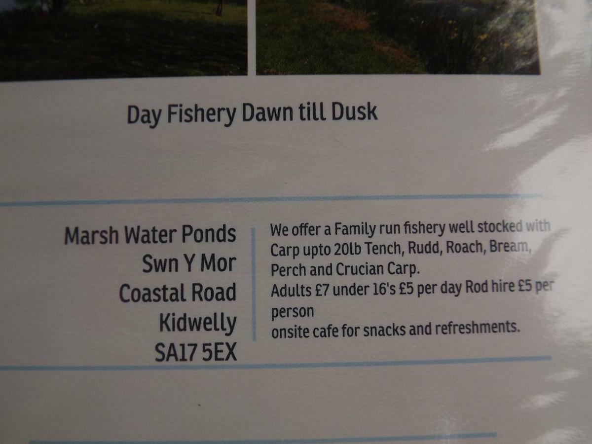 הוילה Kidwelly Marsh Water Ponds Fishery מראה חיצוני תמונה